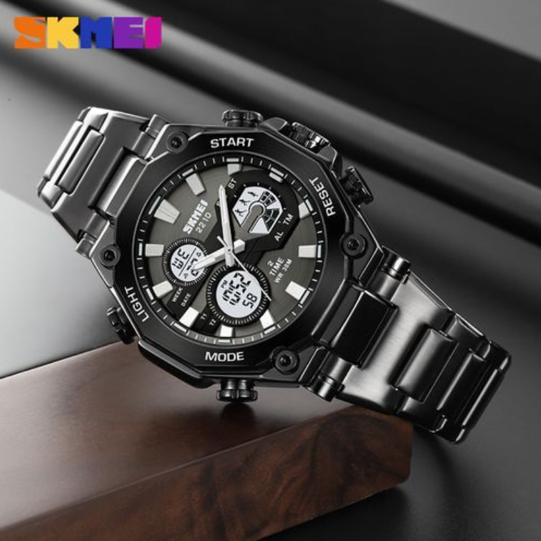 Picture of SKMEI 2210 Gold Wrist Watches for Men Digital Original Watch Digital Minimalist