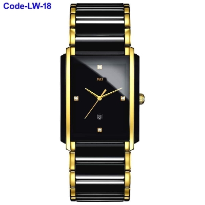 Picture of Rado Integral Men's Black Ceramic & Gold-Tone Bracelet Watch