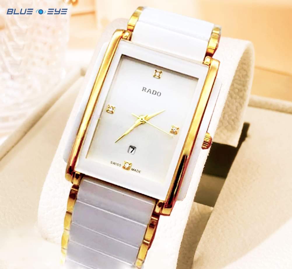 Picture of Rado Integral Men's Black Ceramic & Gold-Tone Bracelet Watch