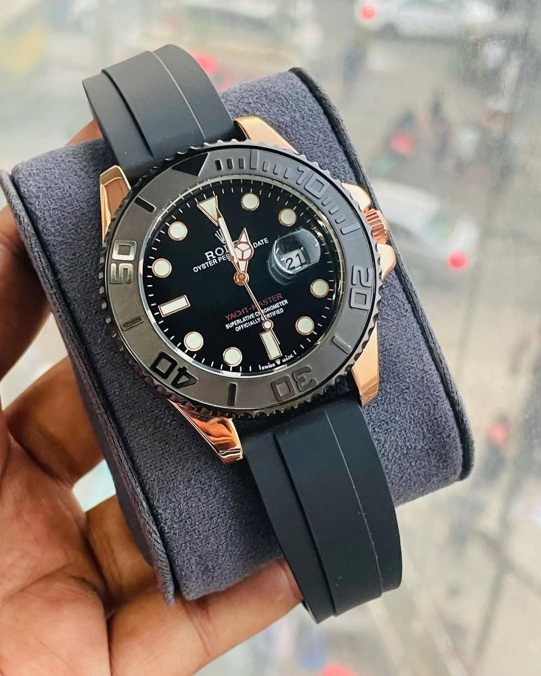 Picture of Luxury Premium Quality  Rubber Belt Watches For Men