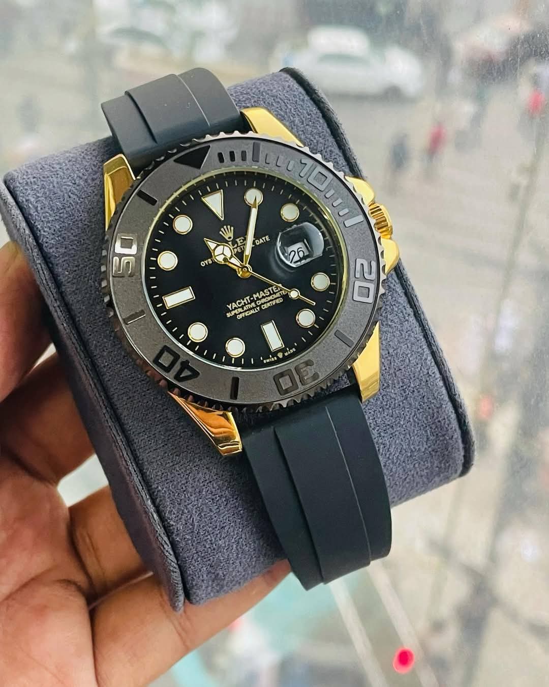 Picture of Luxury Premium Quality  Rubber Belt Watches For Men