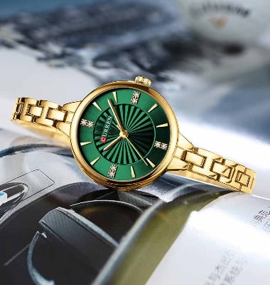 Picture of CURREN 9097 Latest Elegant Design Women Fashion Quartz Watch – Silver Color