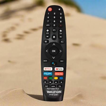 Picture of Voice Remote Control for Walton Smart led TV Black 