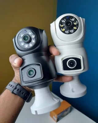 Picture of Q27 Dual lens ( White ) Outdoor Bulb Ip Camera White 