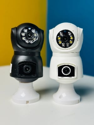 Picture of Q26 Dual lens ( Black ) Outdoor Bulb Ip Camera Black 