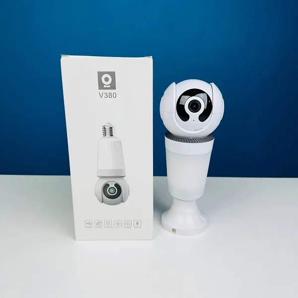 Picture of Q28 V380 Bulb Ip Camera White 