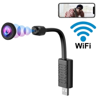 Picture of Q37 Full Night Vision USB Ip Camera Black 