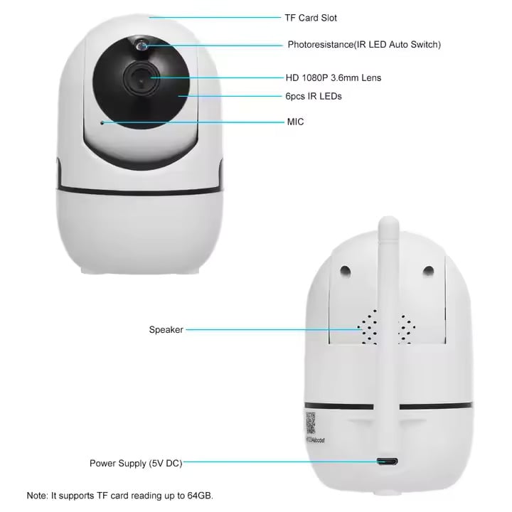 Picture of Q30 1 Antenna Ip Camera White 