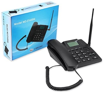 Picture of Panasonic ZT600G Dual SIM Land Line Home Telephone Black 