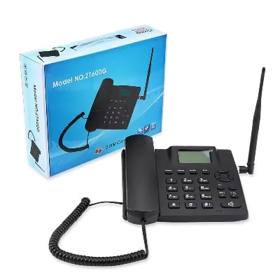 Picture of Panasonic ZT600G Dual SIM Land Line Home Telephone Black 