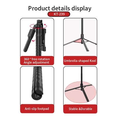 Picture of JMARY KT-239 TRIPOD Black 