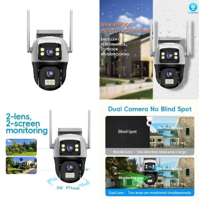 Picture of (SC11-L) Outdoor Mini Dual Lens Ip Camera White 