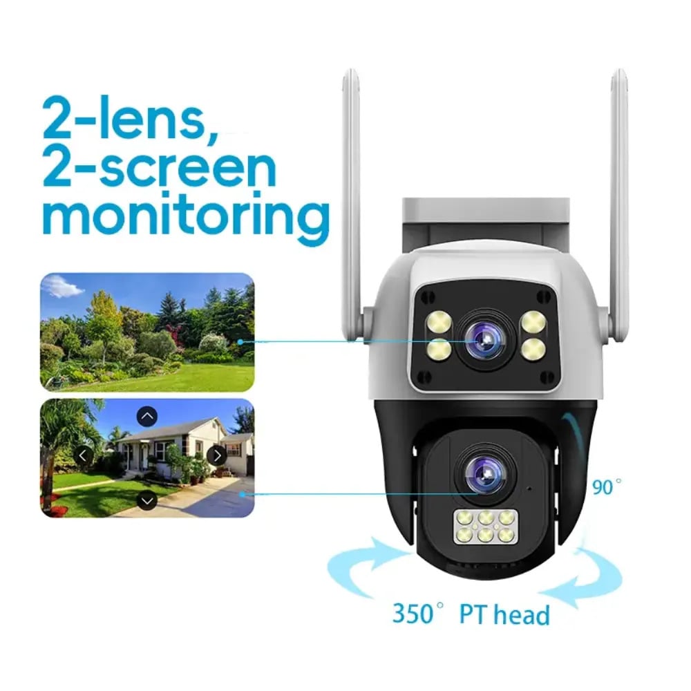 Picture of (SC11-L) Outdoor Mini Dual Lens Ip Camera White 