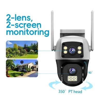 Picture of (SC11-L) Outdoor Mini Dual Lens Ip Camera White 
