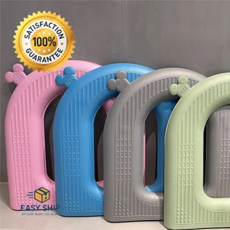 Picture of 2 Piece Waterproof toilet padded toilet bowl bathroom toilet seat cover mat 16 'x 12' 'Closetool matte seat case toilet lid accessories mat set Multicolor 