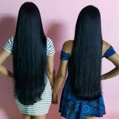 Picture of Women Long Straight Style Cosplay Full Hair Wig - Black
