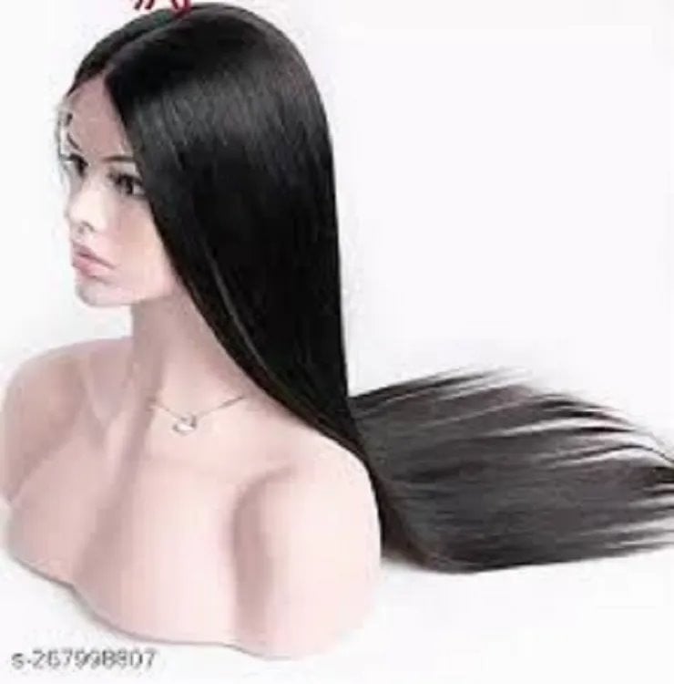 Picture of Women Long Straight Style Cosplay Full Hair Wig - Black