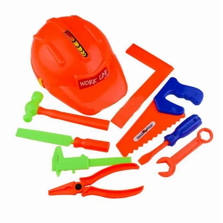 Picture of Construction Helmet With Mechanic Tools Toys  - Multicolor