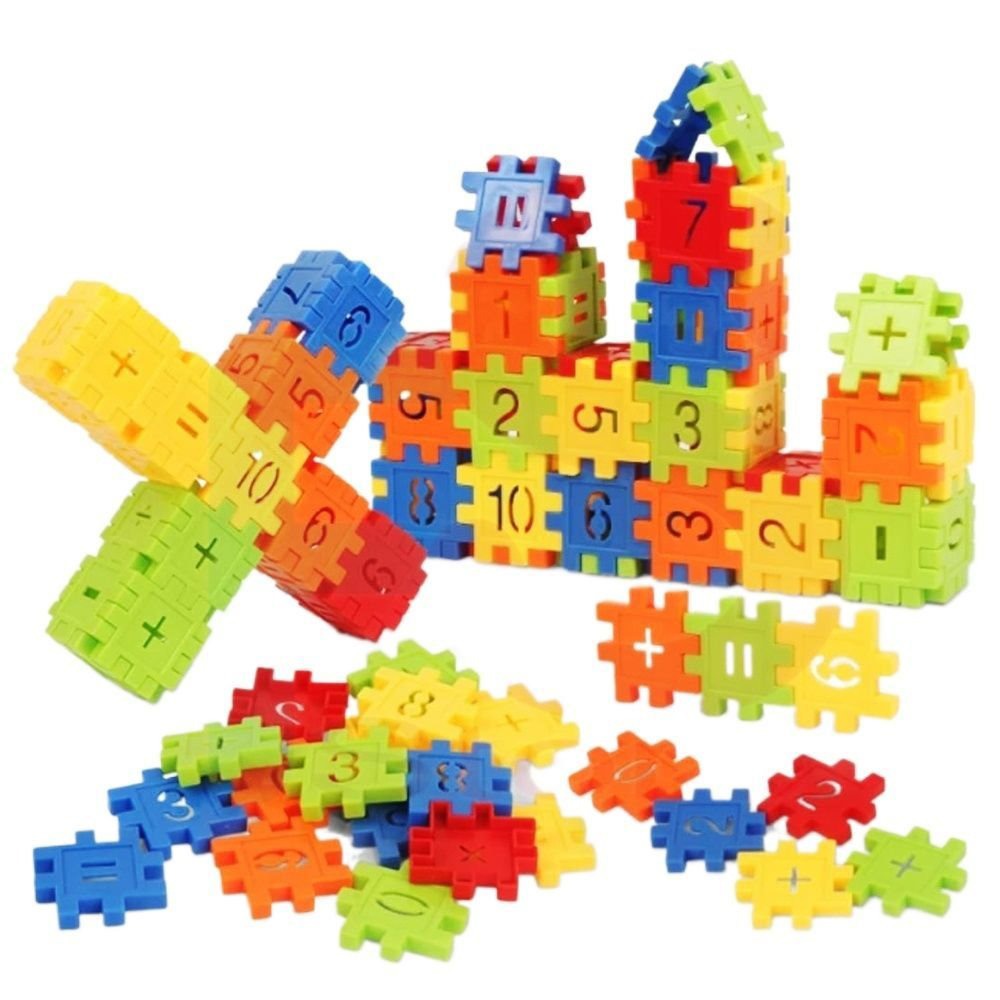 Picture of Number Block Educational Block Set Learning Block For Kids with number - Toys - Multicolor