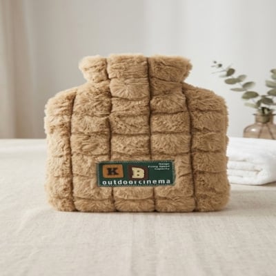 Picture of Premium Furry Hot Water Bag – Soft Plush Cover for Pain Relief & Warmth