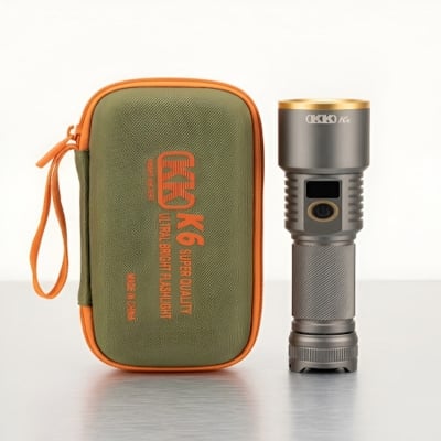 Picture of KK K6 Super Quality Ultra Bright LED Flashlight Rechargeable Torch