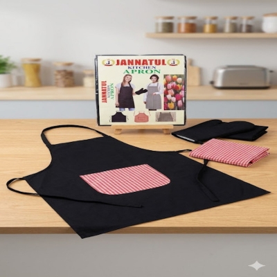 Picture of Jannatul Kitchen Apron – Stylish & Durable Waterproof Apron for Cooking