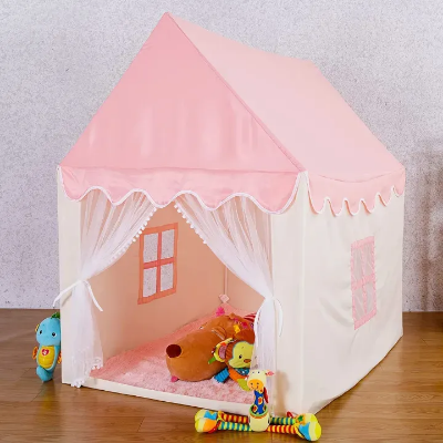 Picture of Tent House for Kids Indoor and Outdoor Castle tent house Large Playhouse multicolor  - Multicolor