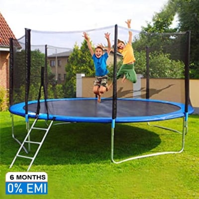 Picture of Trampoline 8 Fit / 96 inch Black and Blue BD Price
