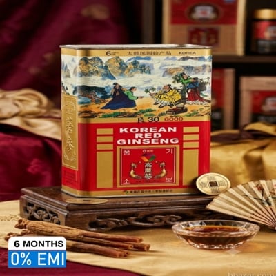 Picture of Premium 6 Year Old Korean Red Ginseng   Authentic Health Supplement (Tin Box)  75gm
