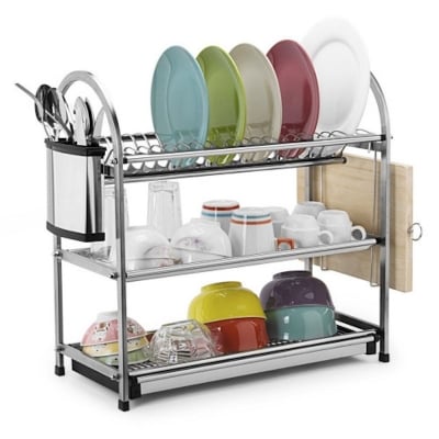 Picture of Niyama 3 layer, 16 plate stainless steel dish rack