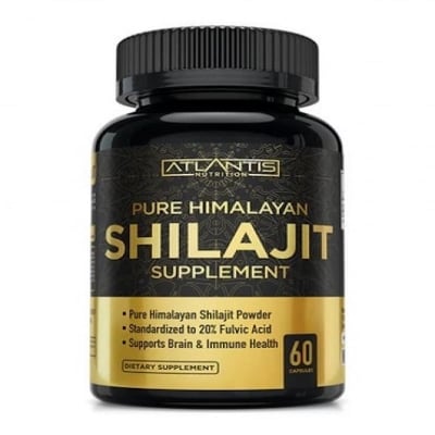 Picture of Atlantis Nutrition Pure Himalayan Shilajit Supplement (60 Capsules)
