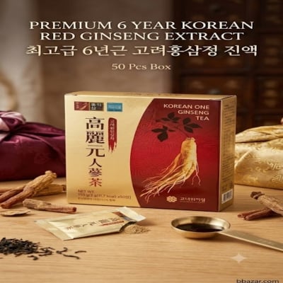 Picture of Premium Korean One Ginseng Tea   Authentic Herbal Energy Drink 50pcs
