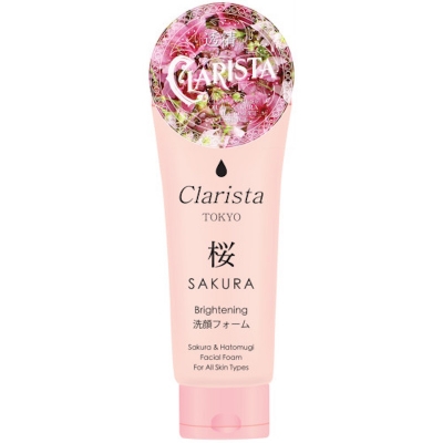 Picture of CLARISTA TOKYO SAKURA & HATOMUGI FACIAL FOAM 130g
