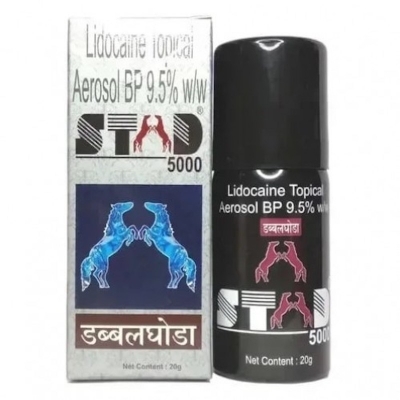 Picture of Stad 5000 Double Ghoda Delay Spray For Men   20 gm