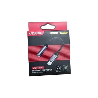 Picture of 2 in 1 Lightning to 3.5mm Audio Converter