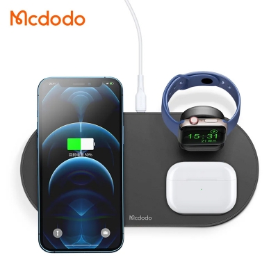 Picture of Mcdodo 3 in 1 Wireless Charger with Apple Watch Charger