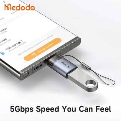 Picture of Mcdodo Port Luma USB-A 3.0 to USB-C Transfer Adapter with Indicator Lights and Lanyard OT-7400