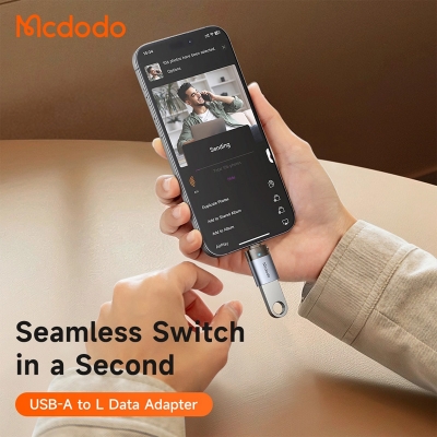 Picture of Mcdodo Port Luma USB-A to Lightning Transfer Adapter