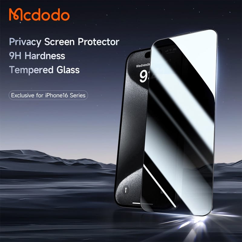 Picture of Privacy Screen Protector with Easy Auto-Align Install Kit  for iPhone 16 6.1 inch  (28° Anti-peeping Film)
