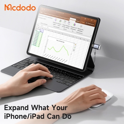 Picture of Mcdodo Port Luma USB-A to Lightning Transfer Adapter