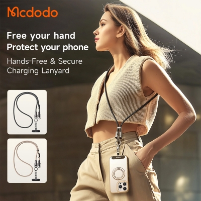 Picture of Mcdodo USB C to C 60W 2 in 1 Crossbody Lanyard