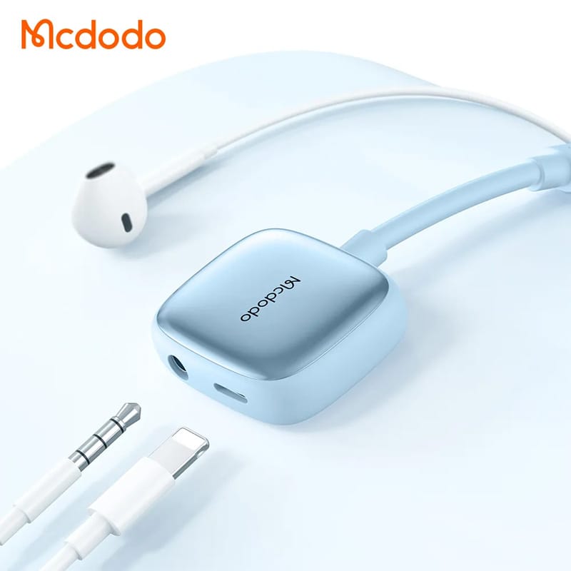 Picture of 2 in 1 Lightning to Lightning and DC3.5 Audio Adapter (Charging+ Music Play+Call Function)
