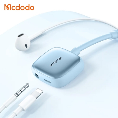 Picture of 2 in 1 Lightning to Lightning and DC3.5 Audio Adapter (Charging+ Music Play+Call Function)