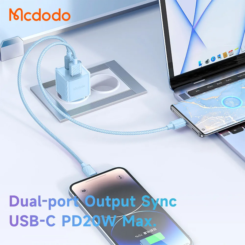 Picture of Mcdodo 33W 1C+1A GAN Fast Charger