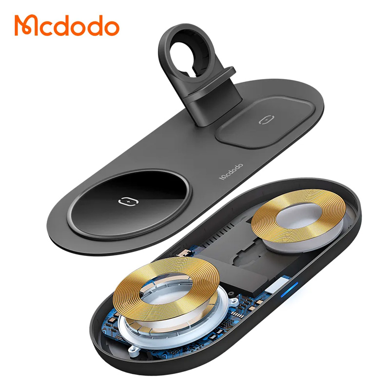 Picture of Mcdodo 3 in 1 Wireless Charger with Apple Watch Charger
