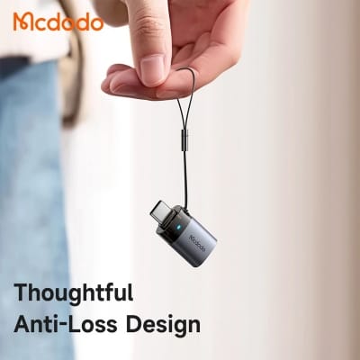 Picture of Mcdodo Port Luma USB-A 3.0 to USB-C Transfer Adapter with Indicator Lights and Lanyard OT-7400