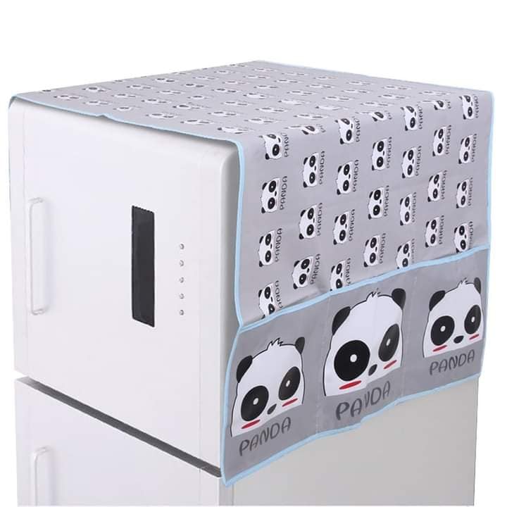 Picture of Dustproof Fridge Cover - Multifunctional Waterproof Refrigerator Cover/ Fridge Dustproof Cover With Storage Bags