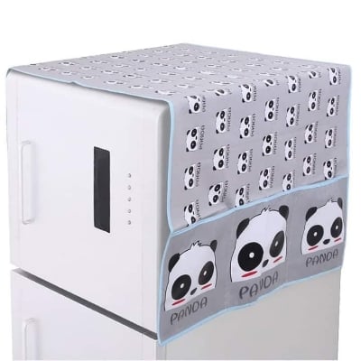 Picture of Dustproof Fridge Cover - Multifunctional Waterproof Refrigerator Cover/ Fridge Dustproof Cover With Storage Bags