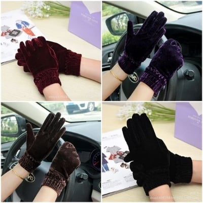 Picture of Warm Women Fingerless Hand gloves