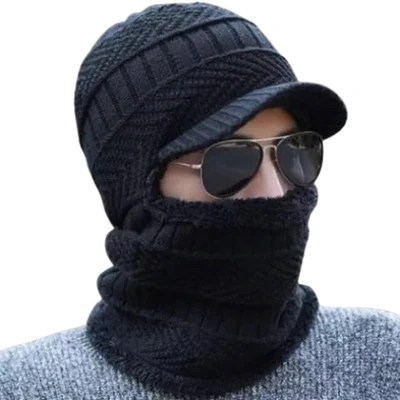 Picture of Korean Stylish Men Winter Hat And Scarf